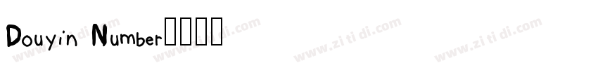 Douyin Number字体转换
